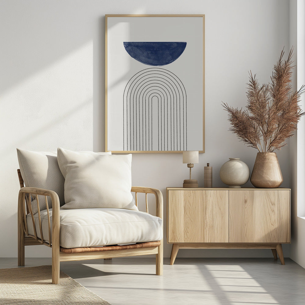 Gebogen sereniteit | Poster