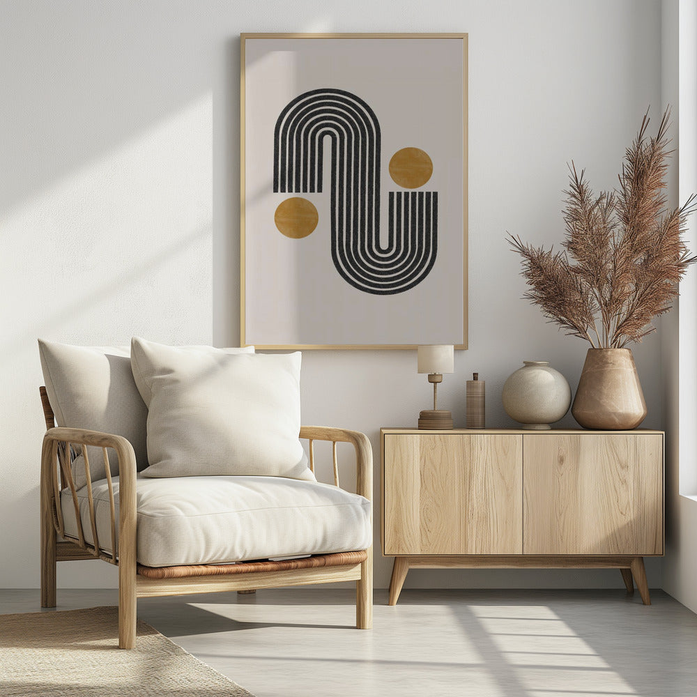 Gebogen Harmonie | Poster