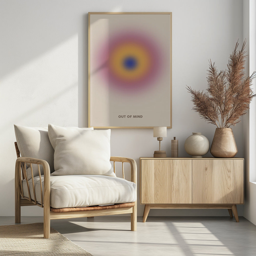 Colorful Concentric Glow | Poster