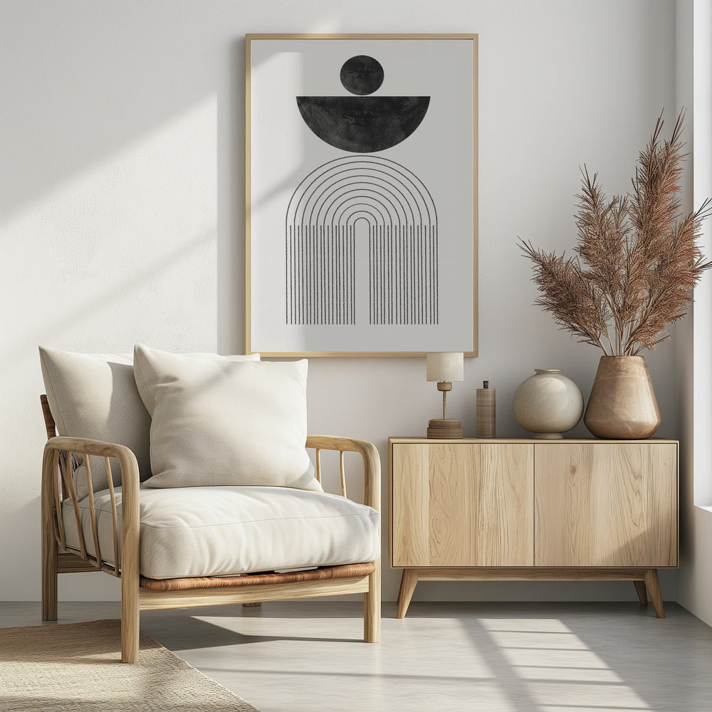 Boogcompositie nr. 6 | Poster
