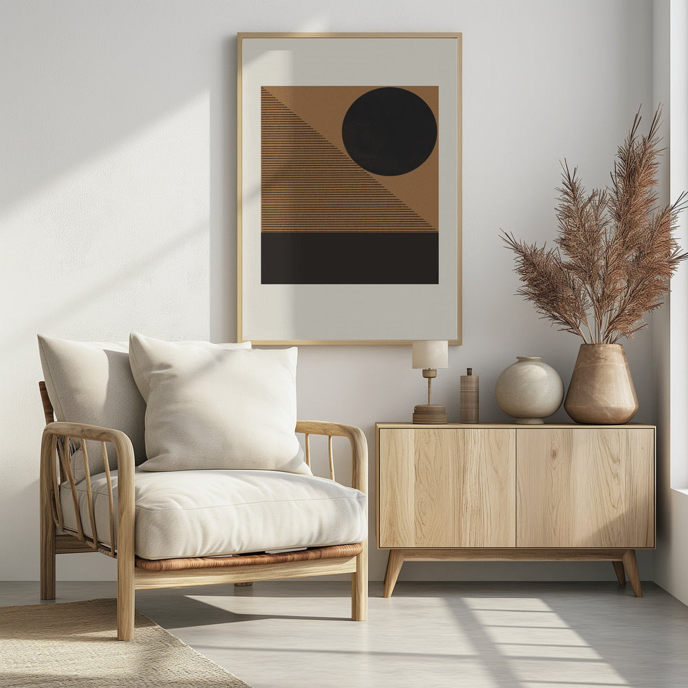 Geometrische eclips | Poster