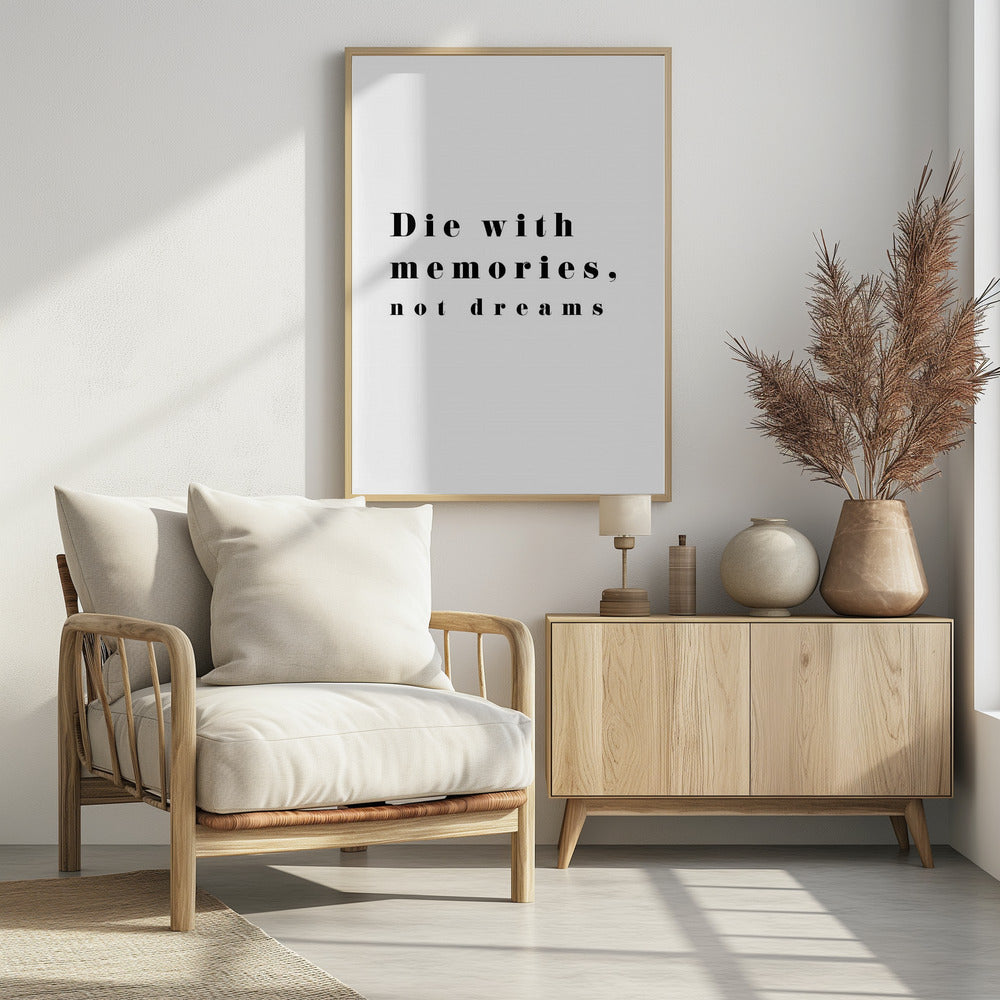 Sterf met herinneringen | Poster