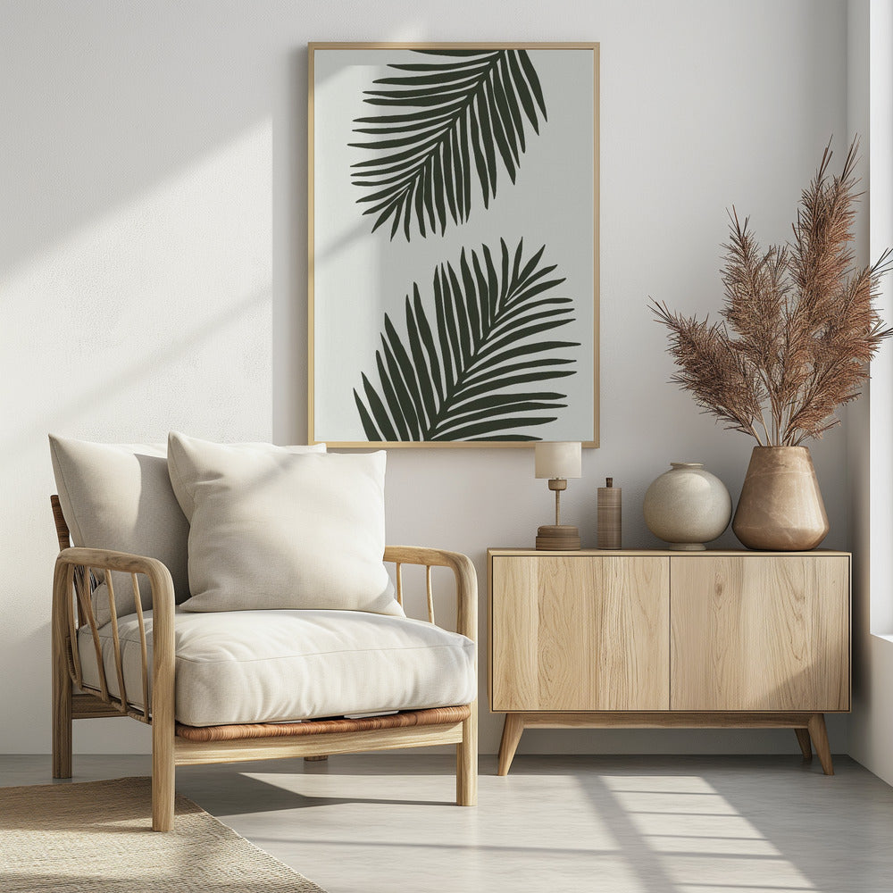 PALMBLAD 04 GROEN | Poster