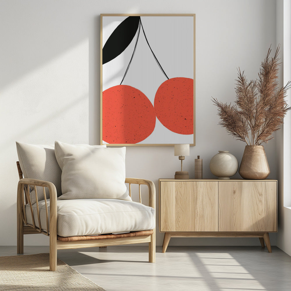 Rode kersen | Poster