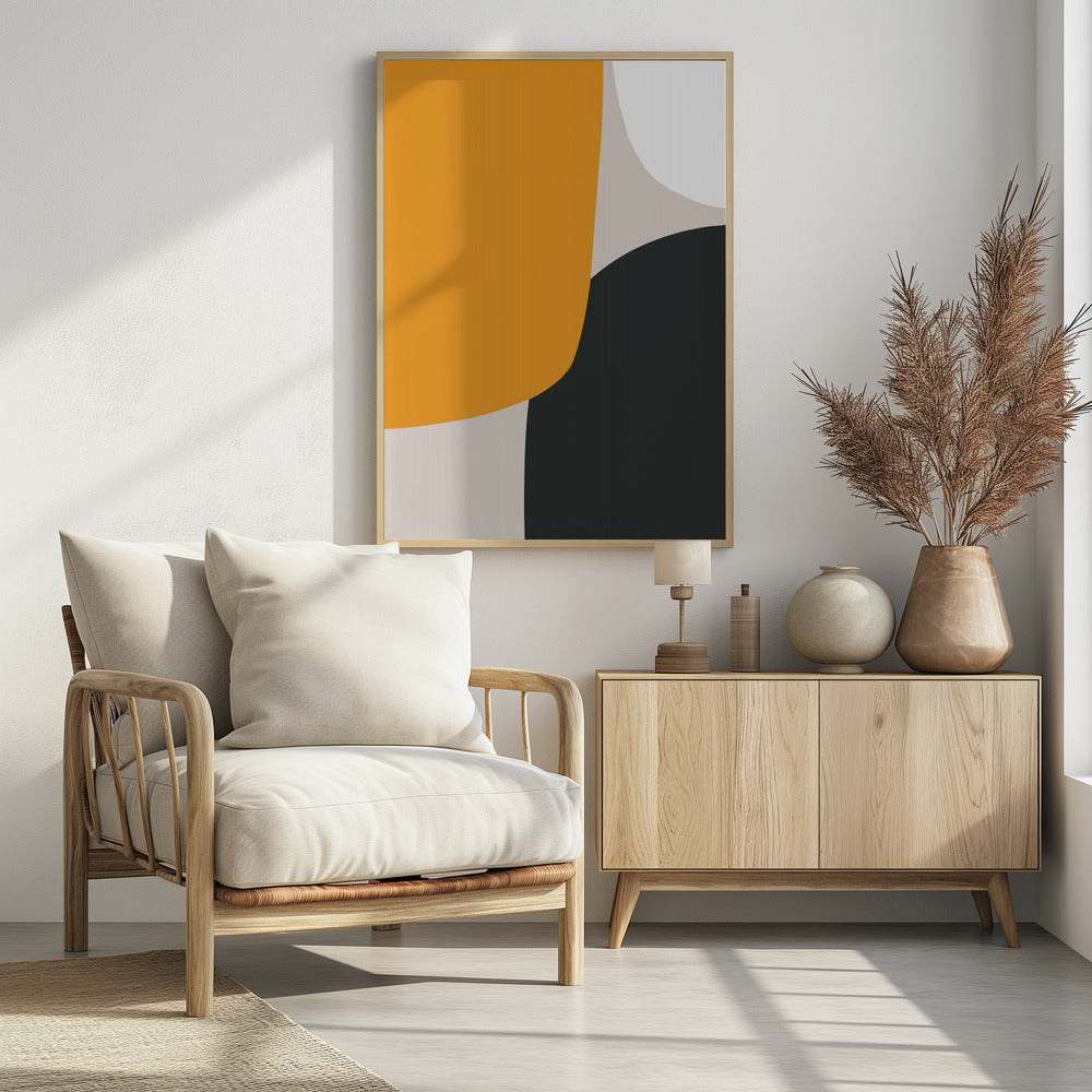 Gedurfde geometrische vormen | Poster