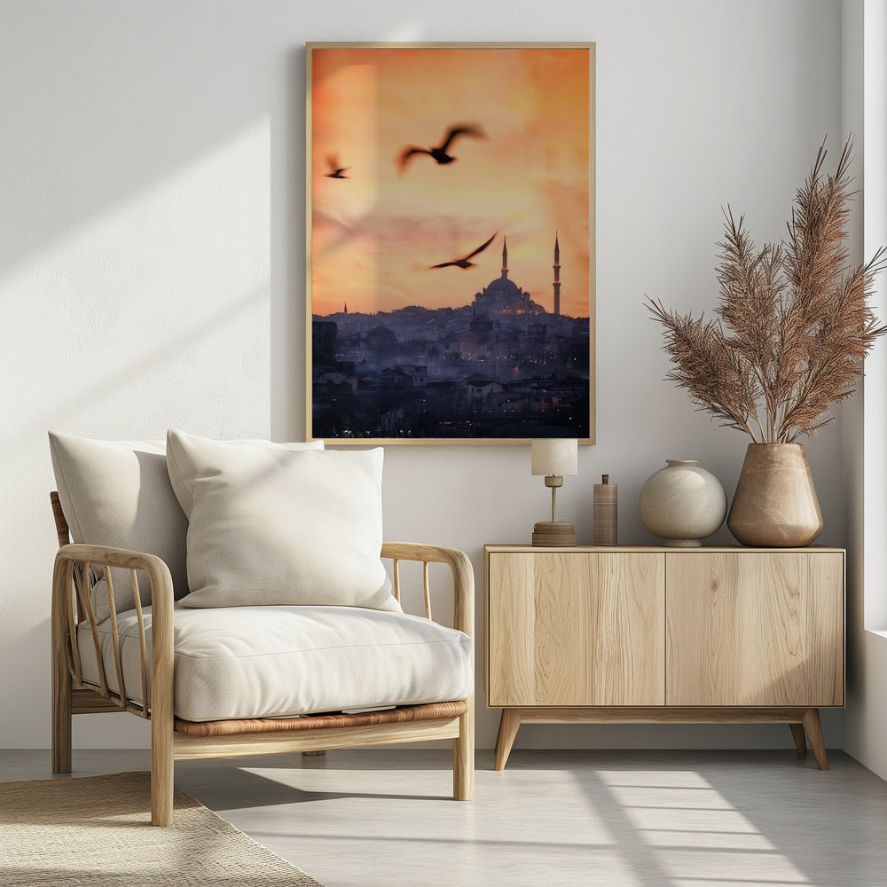 Sunset in Istanbul | Poster