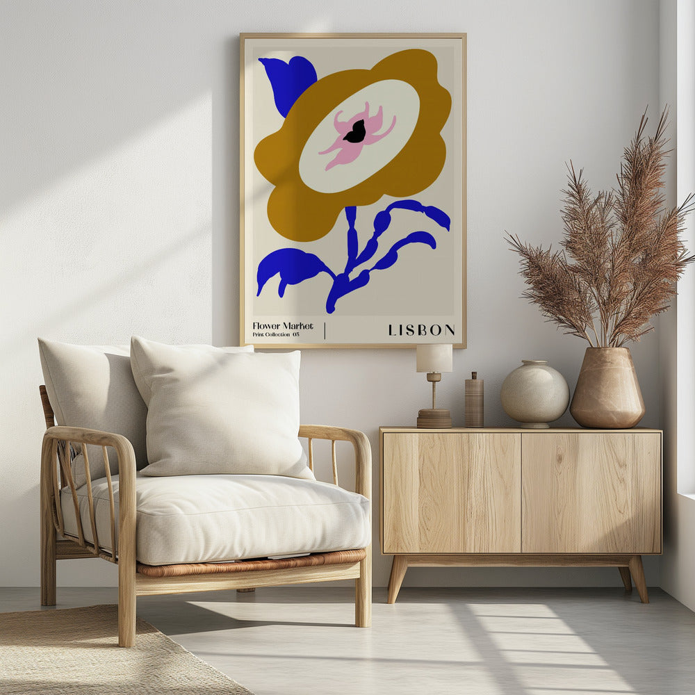 Flower Market. Lisbon | Poster