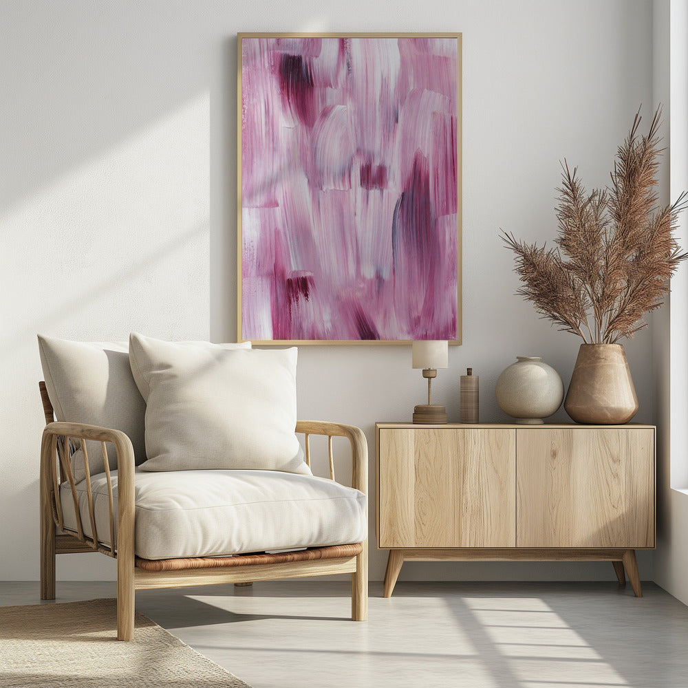 Expressieve kleurrijke penseelstreken | Poster