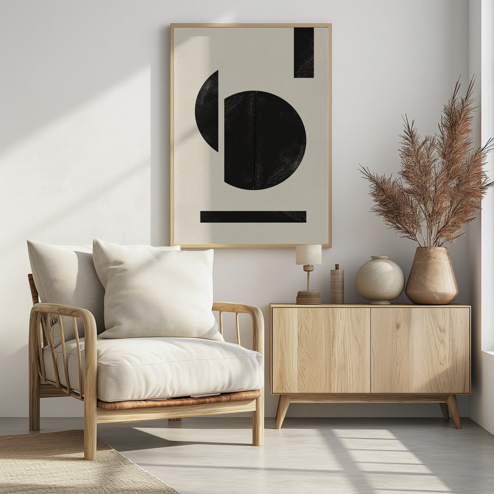Geometrisch contrast | Poster
