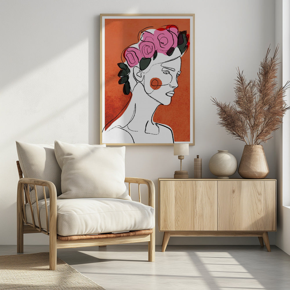 Bloemencontemplatie | Poster