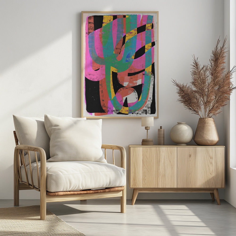 Kleurrijke Chaos | Poster