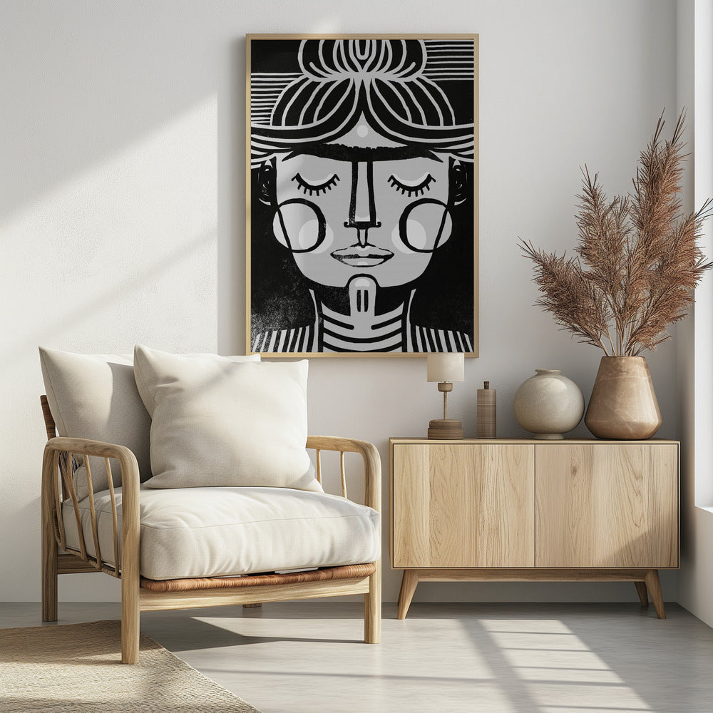 Symmetrische sereniteit | Poster