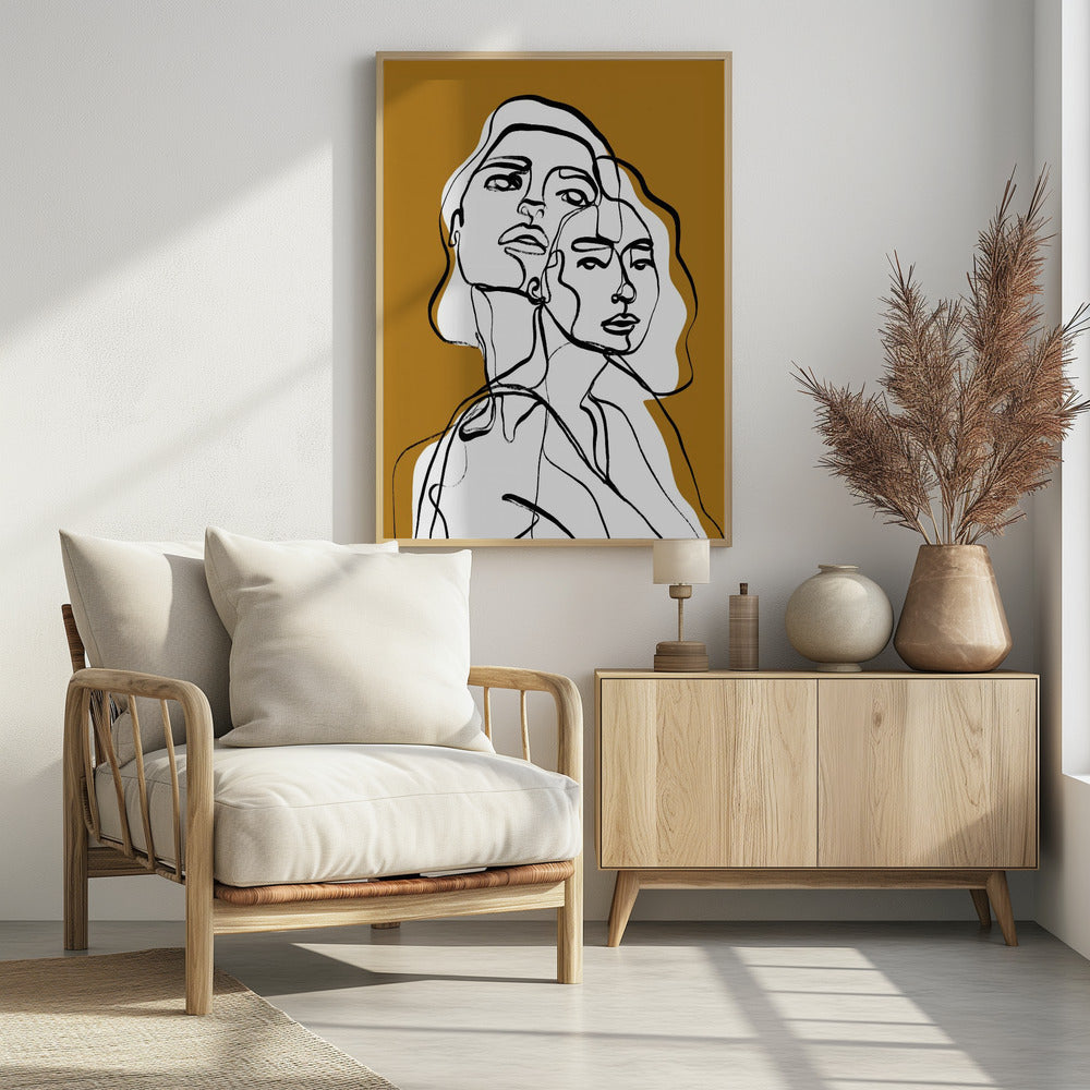Verweven gezichten | Poster