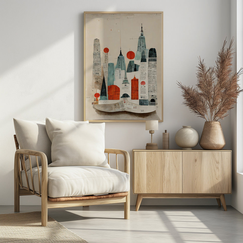 Stadsgezichtcollage | Poster