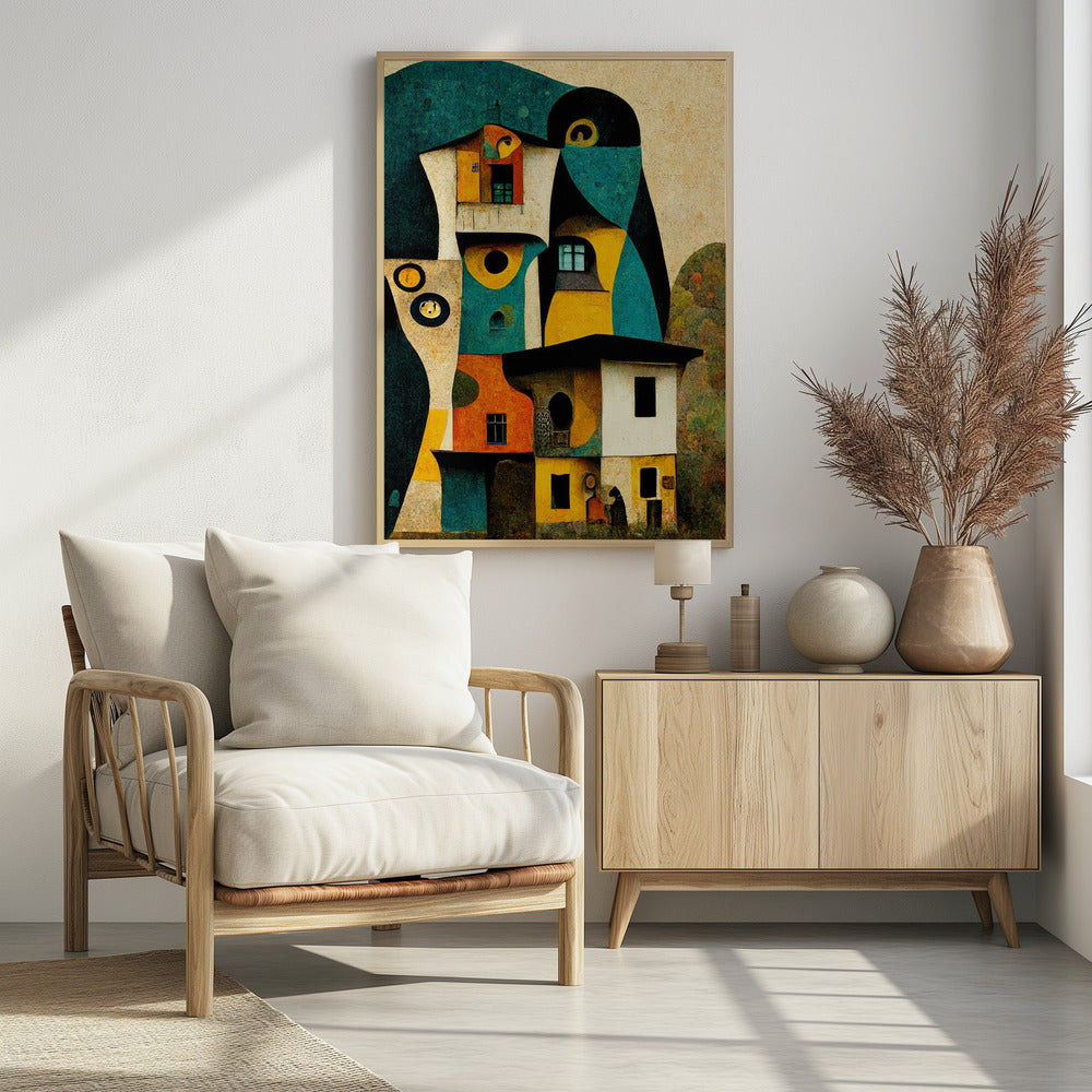 Grillige woningen | Poster