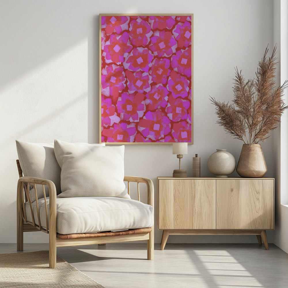 Bloemen van Passie | Poster