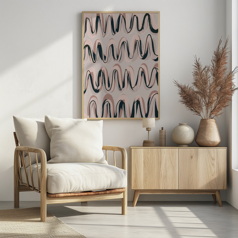 Ritmische Golven | Poster