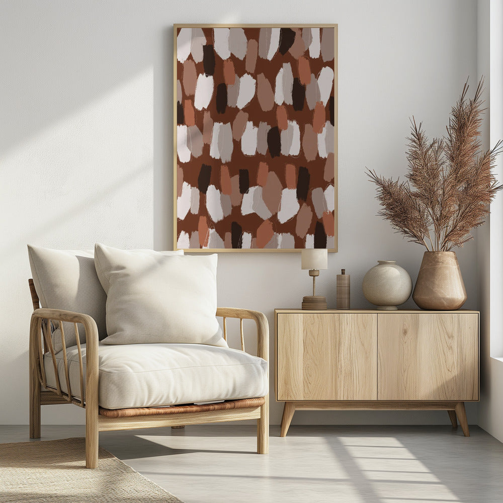 Earthy Brushstrokes | Poster