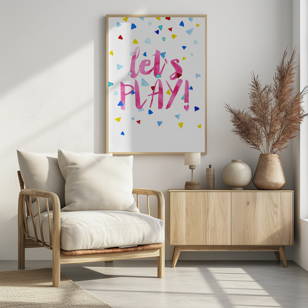 Speelse Confetti Explosie | Poster