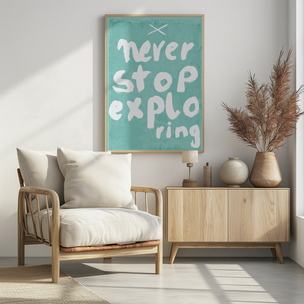 Blijf ontdekken | Poster
