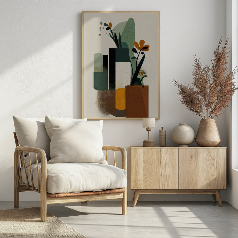 Abstract Garden Vista | Poster