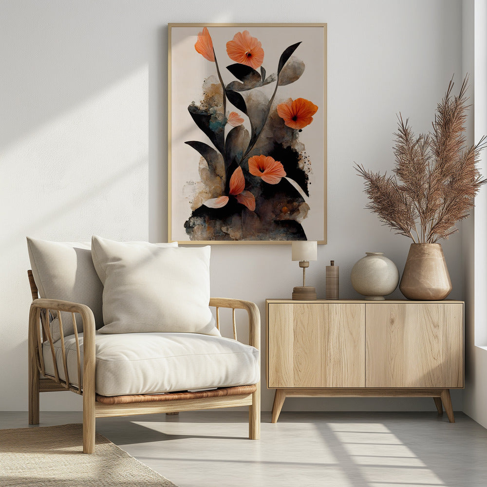 Koraalbloemen | Poster