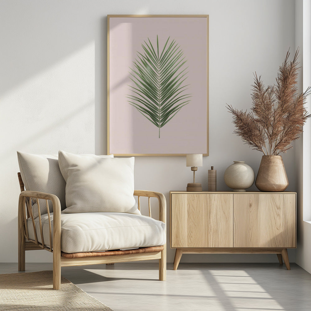 Palmblad Blush | Poster