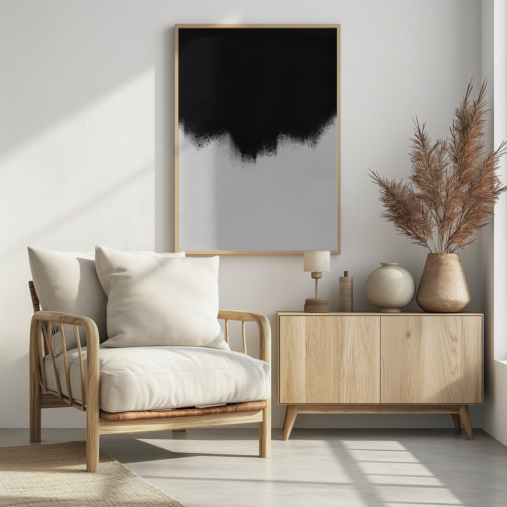Monochrome stroom | Poster