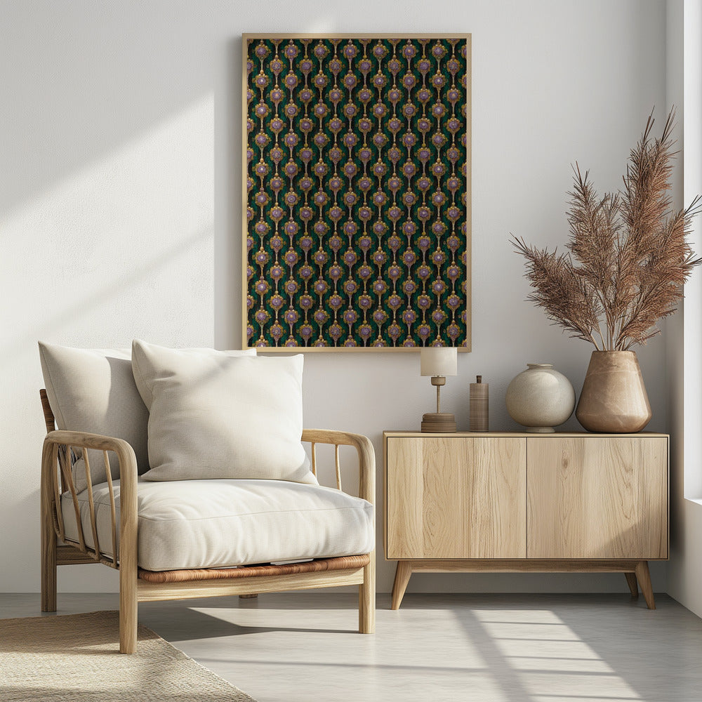 Versierd wandtapijt | Poster