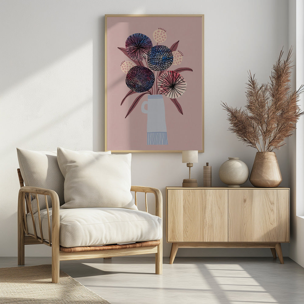 Wilde bloemen bloeien | Poster