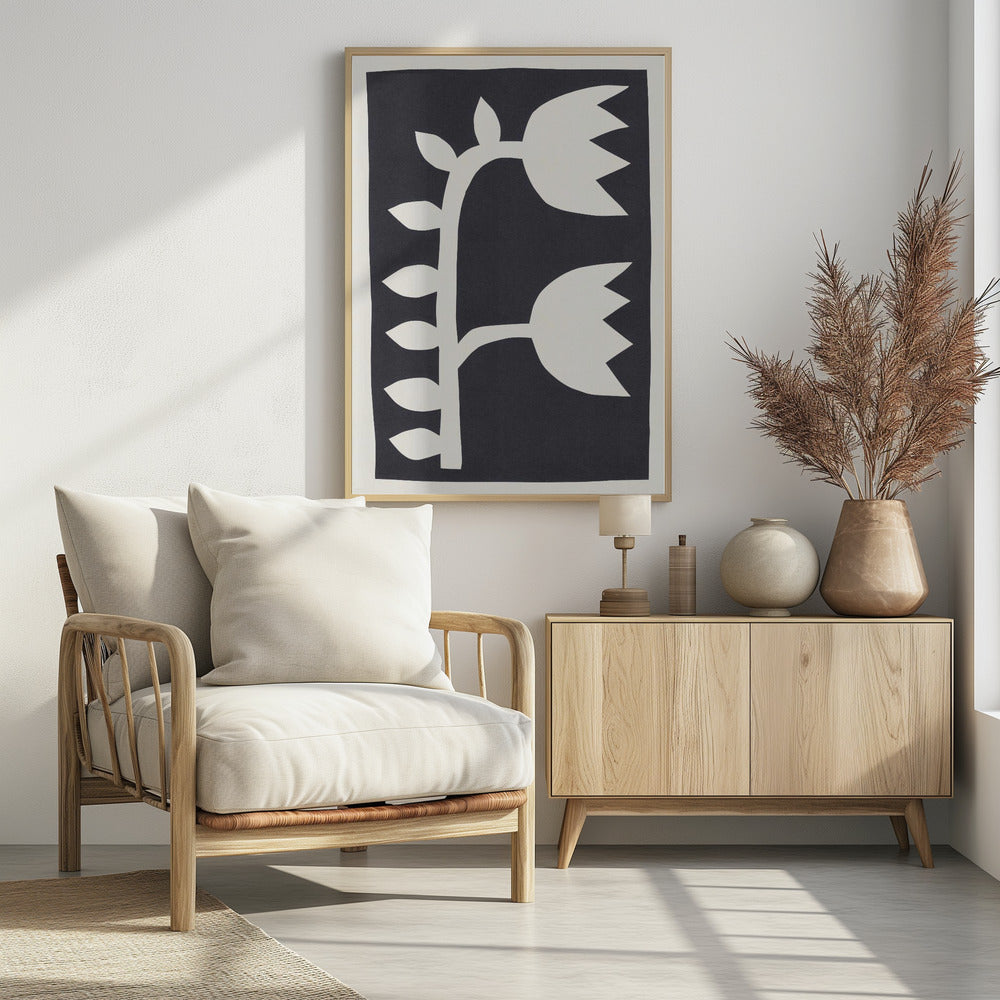 Zwarte Tulpen #2 | Poster