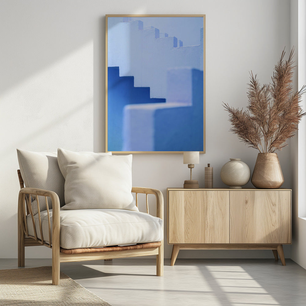 Muralla Roja in blue | Poster