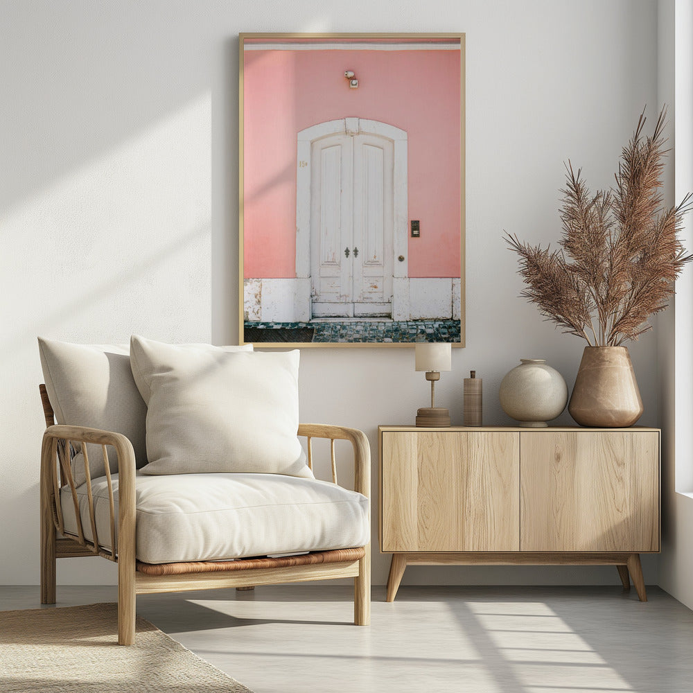 De witte deur Lissabon | Poster