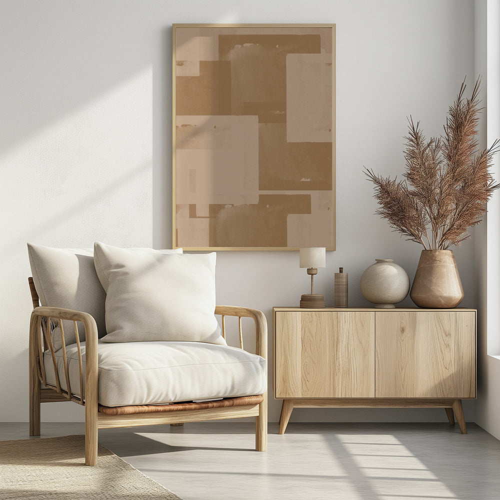 Sepia Geometrics | Poster