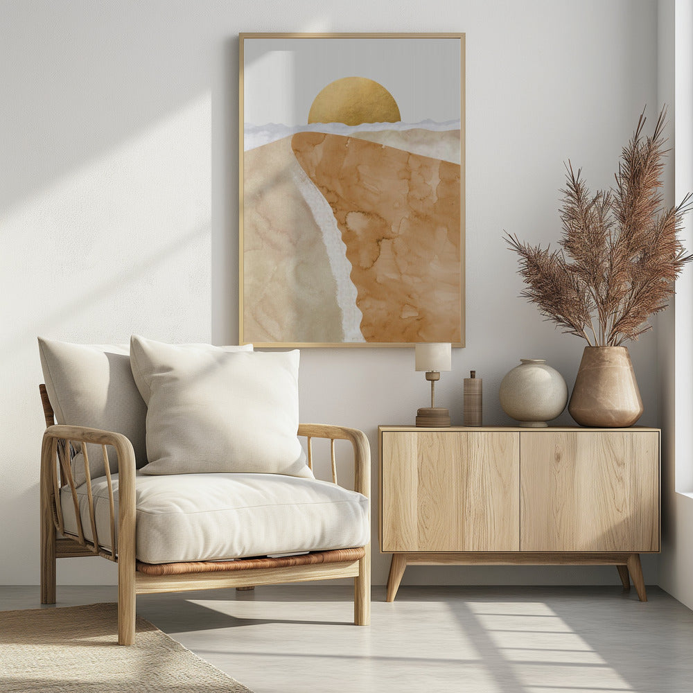 Gold sand dune | Poster