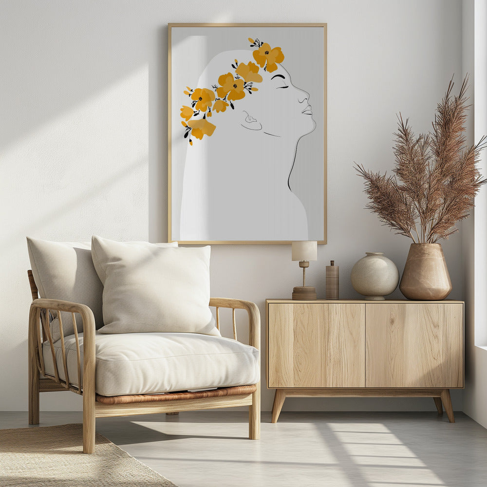 Portret van Floal Orly | Poster