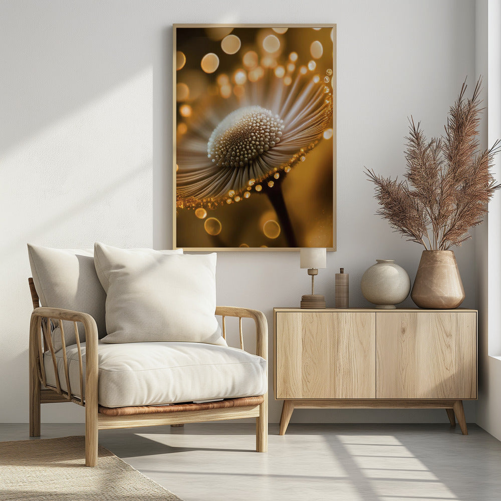 Gouden Bloemblaadjes Droom | Poster