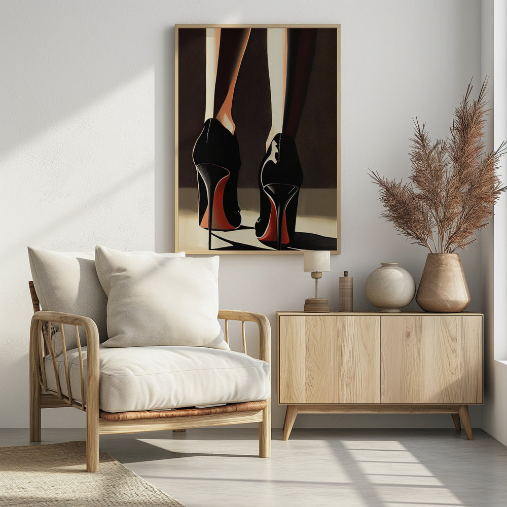 Strakke Stiletto Strut | Poster