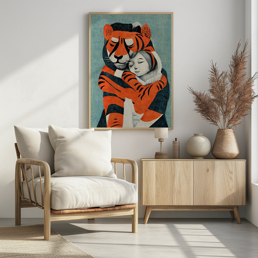 Tiger's Embrace | Poster