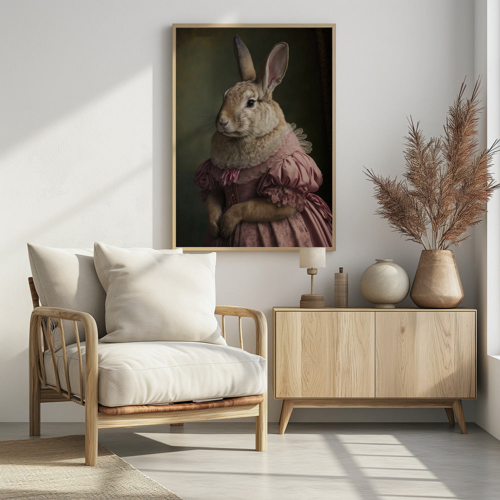 Koninklijke Konijnenvrouw | Poster
