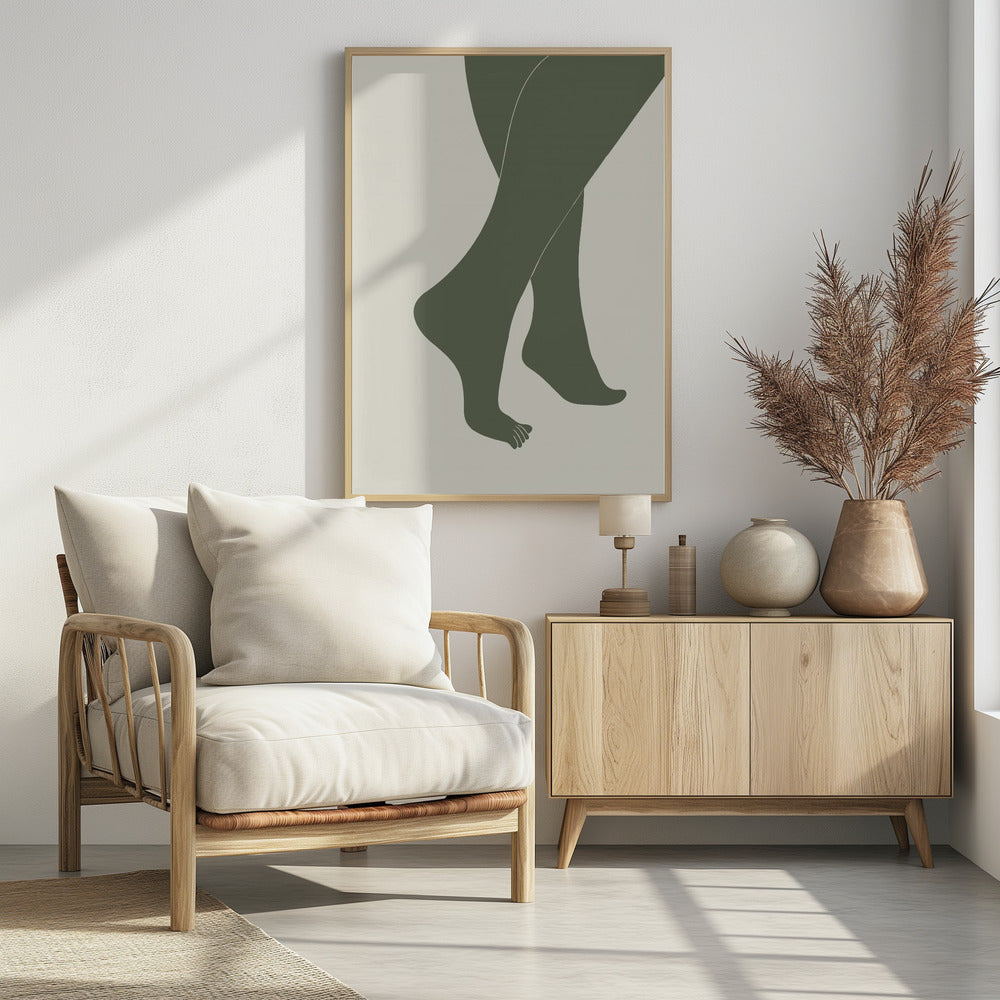 Tip Toe Green | Poster
