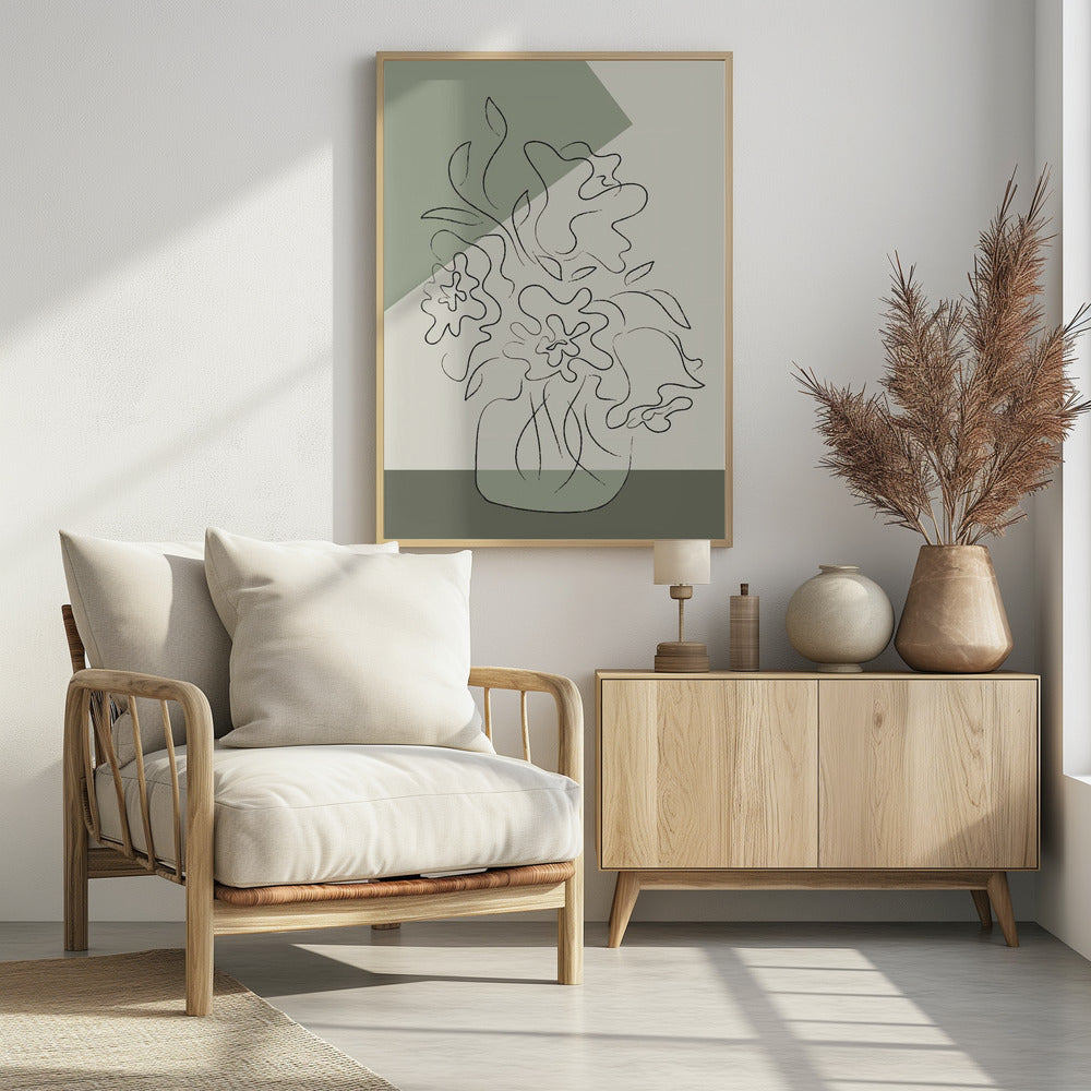 Bloem Groen | Poster