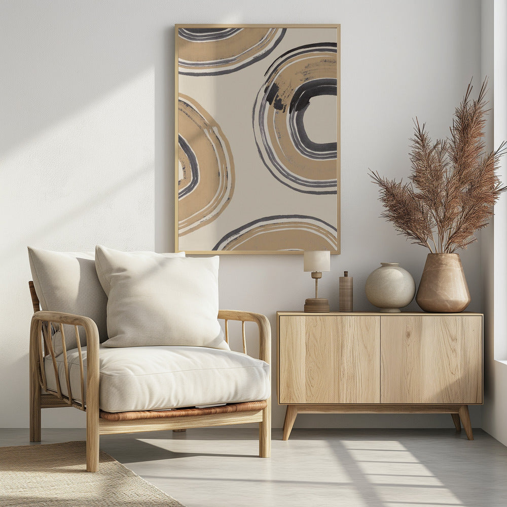 Abstracte cirkels | Poster