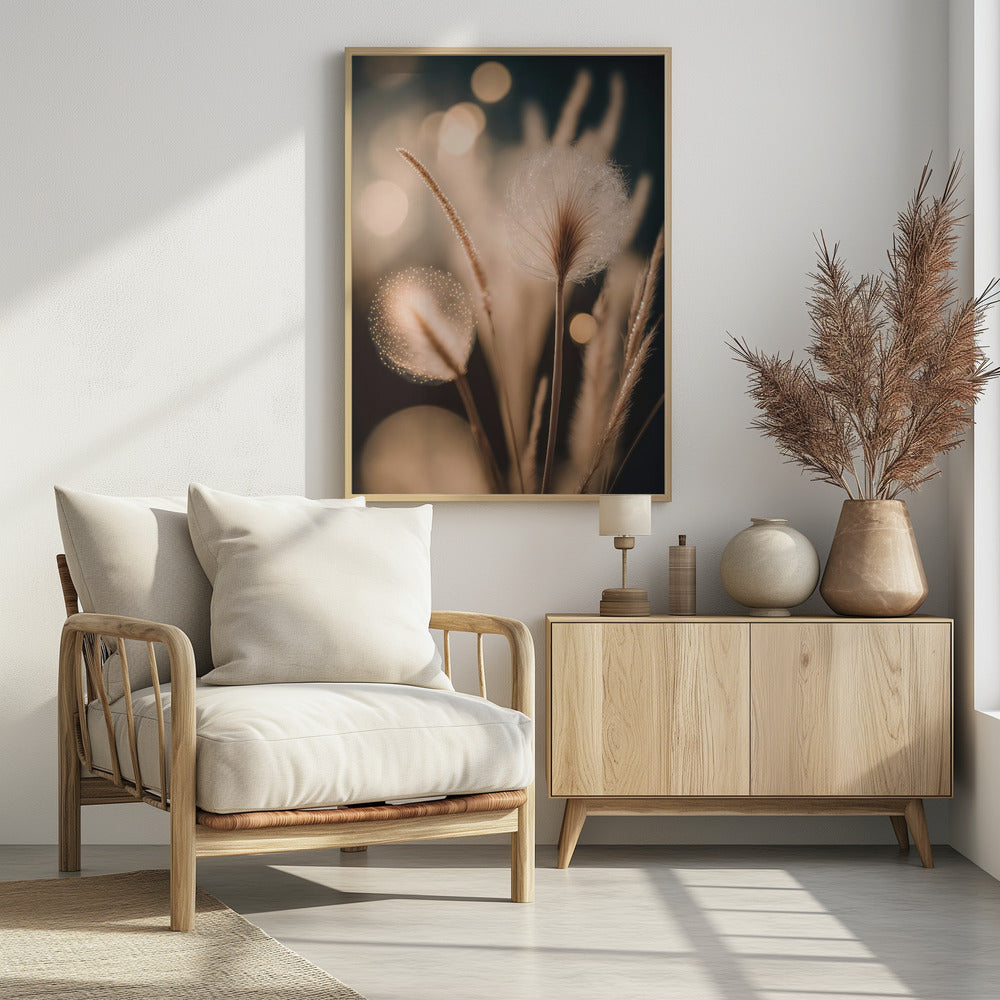 Fluisterende paardenbloemen | Poster