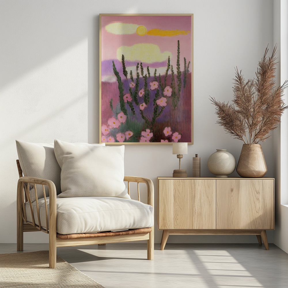 Woestijnbloesemzonsopgang | Poster