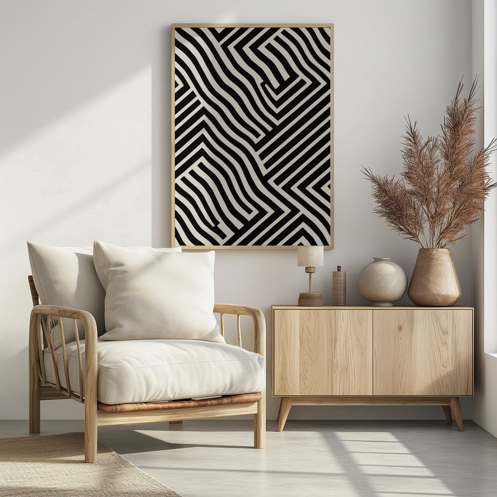 Zebra Doolhof | Poster