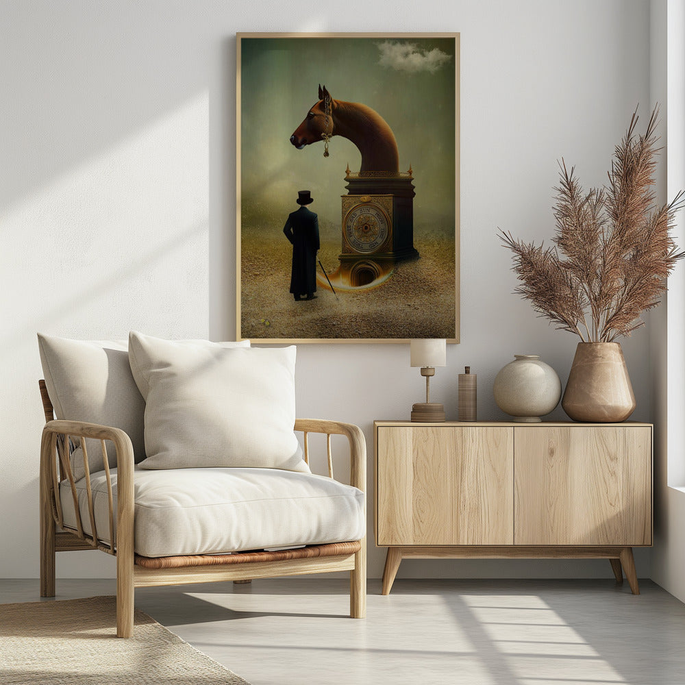 De zet van de ridder. | Poster