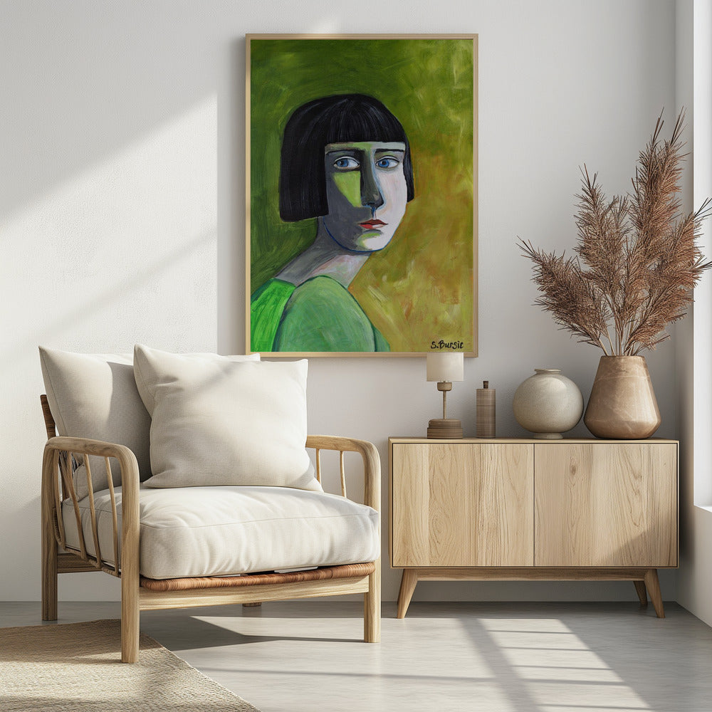 Dame met de Look | Poster