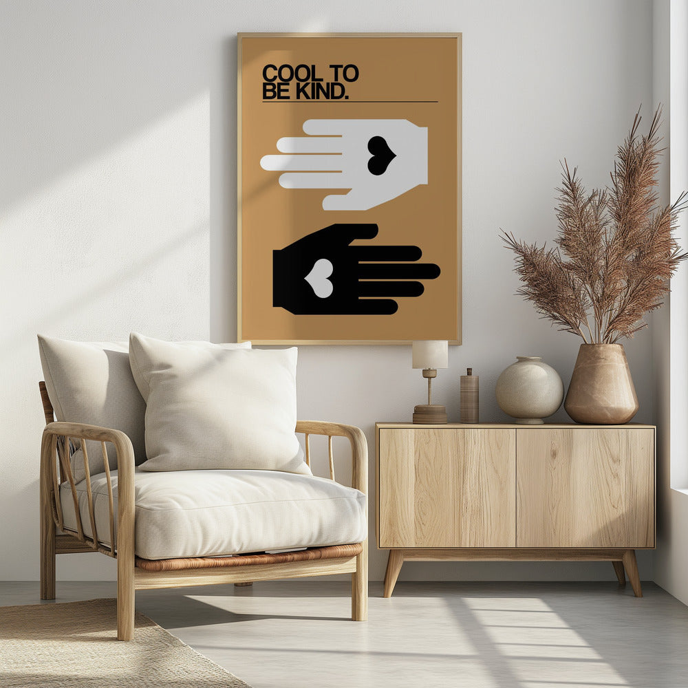 Cool To Be Kind Woestijn | Poster