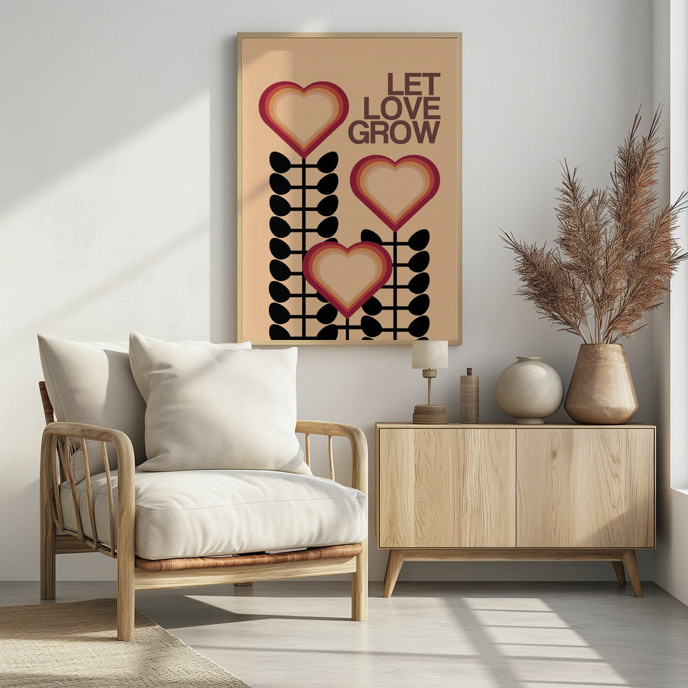 Laat Liefde Groeien Crème | Poster